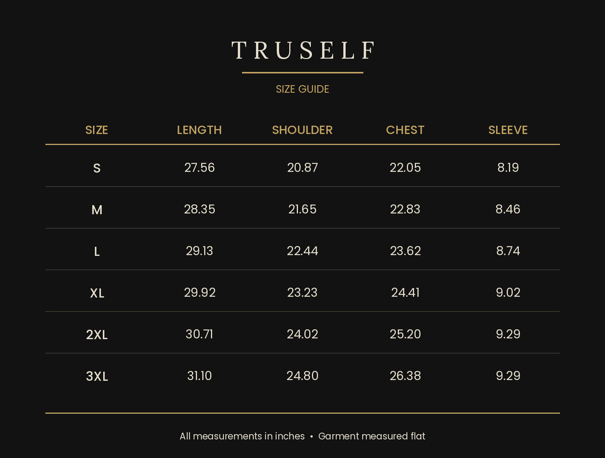 TruSelf Icarus Tee in Black - Archive Series detail shot