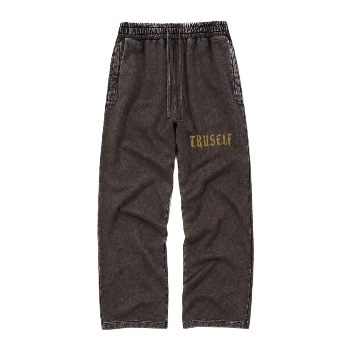 TruSelf Archive Sweats in Dark Gray - Archive Series fleece sweatpants