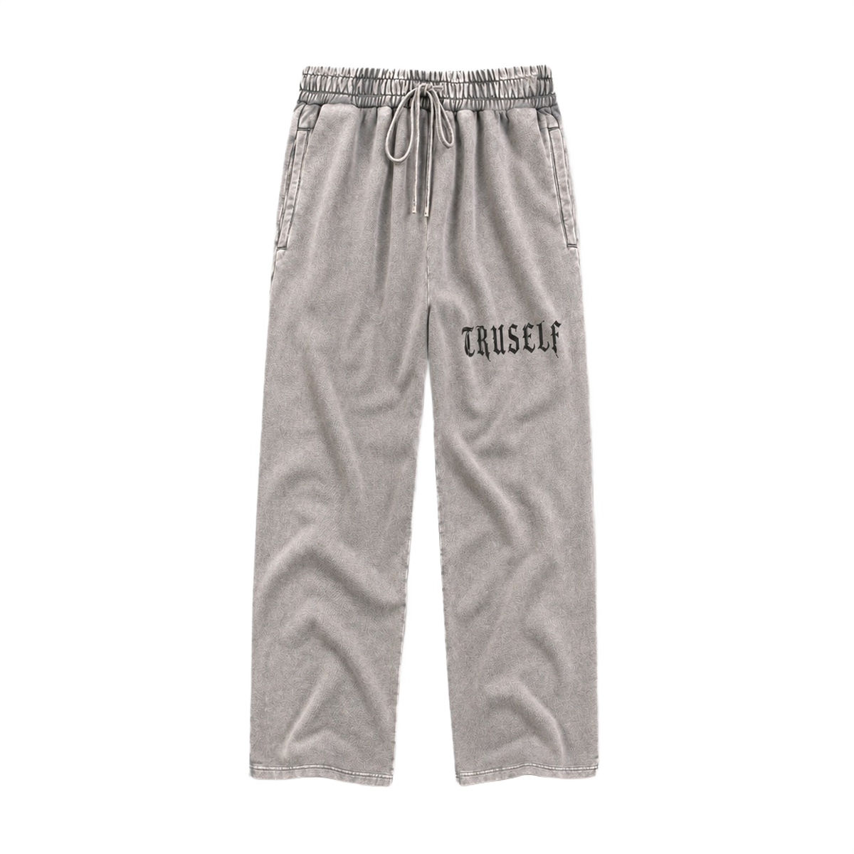 TruSelf Archive Sweats in Light Gray - Archive Series fleece sweatpants