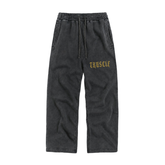 TruSelf Archive Sweats in Black - Archive Series fleece sweatpants