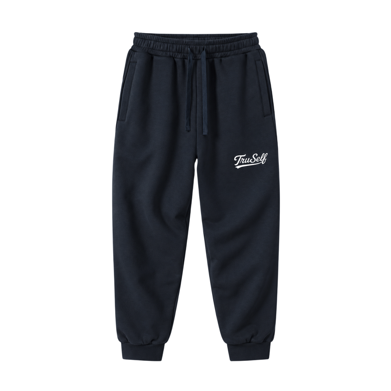TruSelf Joggers in Navy Blue - fleece joggers